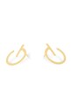 Серебряные серьги с позолотой ANIA KRUK TRENDY позолота золотой SLTKS3240Z
