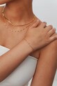 Серебряный браслет с позолотой ANIA KRUK BELIEVE золотой SMRAS1510Z