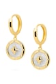 Pozlacené stříbrné náušnice ANIA KRUK ARIEL stříbro zlatá SMVKP1732Z