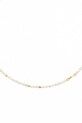 Ogrlica ANIA KRUK SUMMER srebro bež SAKNN2582Z