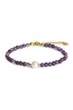 Βραχιόλι από επιχρυσωμένο ασήμι ANIA KRUK SUMMER ασήμι μωβ SAKAN2759Z