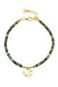 Βραχιόλι από επιχρυσωμένο ασήμι ANIA KRUK SUMMER ασήμι πράσινο SAKAN2506Z