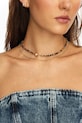 Doplnky Strieborný pozlátený náhrdelník ANIA KRUK SUMMER SAKNN2569Z zlatá