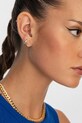 Аксесуари Срібні сережки з позолотою ANIA KRUK TRENDY SGCKS3170Z золотий