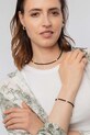 Doplnky Strieborný pozlátený náramok ANIA KRUK SUMMER SAKAN2841Z zlatá