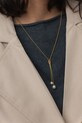 Accesorii ANIA KRUK colier din argint placat cu aur ARIEL SLTNP3322Z aur