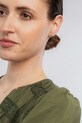 Doplnky Strieborné pozlátené náušnice ANIA KRUK HIPPIE SSIKS1000Z zlatá