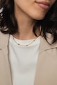 Akcesoria ANIA KRUK naszyjnik srebrny pozłacany DUO SMINN0859Z złoty