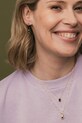 ANIA KRUK kolczyki ze srebra pokrytego złotem SUMMER SAKKN2651Z złoty