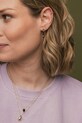 ANIA KRUK kolczyki ze srebra pokrytego złotem SUMMER SAKKN2651Z