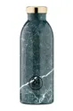 tyrkysová Termoláhev 24bottles Clima Green Marble 500 ml Unisex