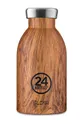 καφέ 24bottles - Θερμικό μπουκάλι Clima Sequoia Wood 330ml Unisex