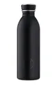 czarny 24bottles butelka Urban Bottle Tuxedo Black 500ml Unisex