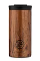 коричневий 24bottles - Термопляшка Travel Tumbler Sequoia Wood 600ml Unisex