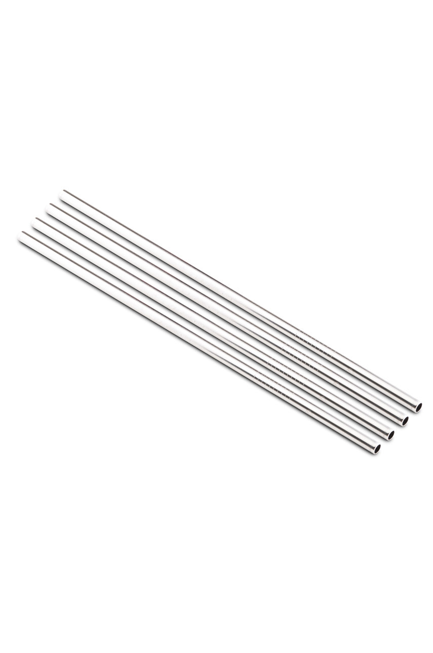24bottles - Fém szívószálak a Travel Tumbler termoszhoz Stainless Steel Straw 4-pack