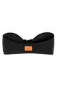 MUUV Biustonosz kąpielowy BOW BANDEAU czarny biustonosz.BOW.BANDEAU