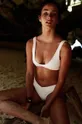 biały MUUV Figi kąpielowe Seam Bikini Damski
