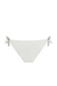 MUUV. bikini alsó Tied Tanga fehér figi.TIED.TANGA