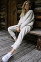 Bavlnená mikina MUUV Soft Touch bavlna béžová bluza.SOFT.TOUCH
