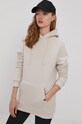 MUUV. Hanorac de bumbac Smooth Cotton bej bluza.SMOOTH.COTTON