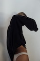MUUV Bluza bawełniana MILD COTTON czarny bluza.MILD.COTTON.black
