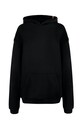 MUUV. bluza bawełniana oversize z kapturem LOOP ME NOT bl.overs.kap.loopmenoot czarny