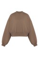 Bavlněná mikina MUUV. hnědá bl.overs.MILD.COTTON.pb