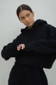 črna Bombažen pulover MUUV. SMOOTH COTTON Ženski