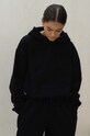 MUUV. hanorac de bumbac SMOOTH COTTON bluza.SMOOTHCOTTON.blac negru ZW24