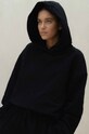 Îmbrăcăminte MUUV. hanorac de bumbac SMOOTH COTTON bluza.SMOOTHCOTTON.blac negru