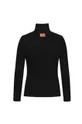 μαύρο Βαμβακερό πουκάμισο με μακριά μανίκια MUUV. Cotton Rib