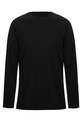 MUUV. Longsleeve Basic Texture longsleeve.BASIC.TEXT.b negru