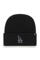 47 brand czapka MLB Los Angeles Dodgers aplikacja czarny B.HYMKR12ACE.BKP