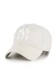 beżowy 47 brand czapka z daszkiem z domieszką wełny MLB New York Yankees Unisex