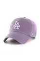 μωβ Βαμβακερό καπέλο του μπέιζμπολ 47 brand Mlb Los Angeles Dodgers Unisex