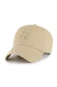 μπεζ Βαμβακερό καπέλο του μπέιζμπολ 47brand Mlb New York Yankees Unisex