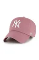 μπορντό Βαμβακερό καπέλο του μπέιζμπολ 47 brand Mlb New York Yankees Unisex