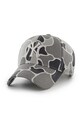 Bavlněná čepice 47brand Mlb New York Yankees nášivka šedá B.DCKSM17GWP.UZ