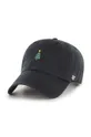 μαύρο Βαμβακερό καπέλο 47brand Unisex