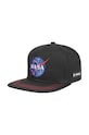 Bavlněná baseballová čepice Capslab X Nasa bavlna černá CL.NASA.1.US2