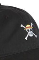 Αξεσουάρ Βαμβακερό καπέλο του μπέιζμπολ Capslab x One Piece CL.OP3.1.CD.SKU μαύρο