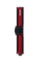 Secrid - Кожаный кошелек чёрный MM.Black.Red