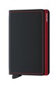 Secrid portofel de piele piele negru SM.Black.Red