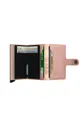 ροζ Secrid δερμάτινο πορτοφόλι