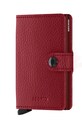 Secrid - Кожаный кошелек кожа красный MVg.Rosso.Bordeaux
