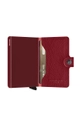 Accessories Secrid leather wallet MVg.Rosso.Bordeaux red