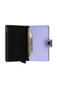 Secrid - Portfel skórzany fioletowy MM.Lilac.Black