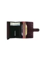 Secrid leather wallet Fabric 1: 100% Natural leather Fabric 2: 100% Aluminum