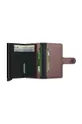 Secrid wallet Aluminum, Natural leather