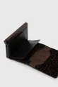 Secrid wallet Aluminum, Natural leather
